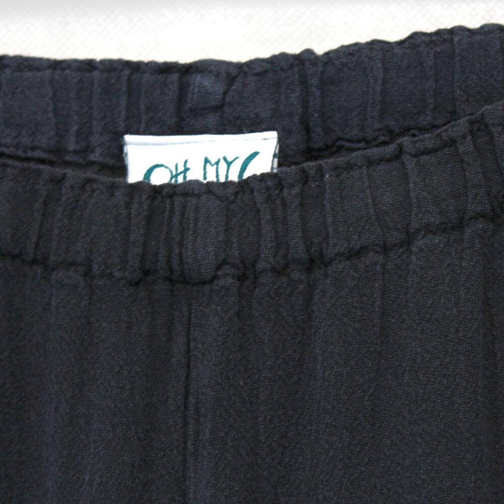 Oh My Gauze! Cotton Black Pant Honey Breathable Elastic Waist Size 2 XL - Picture 3 of 6